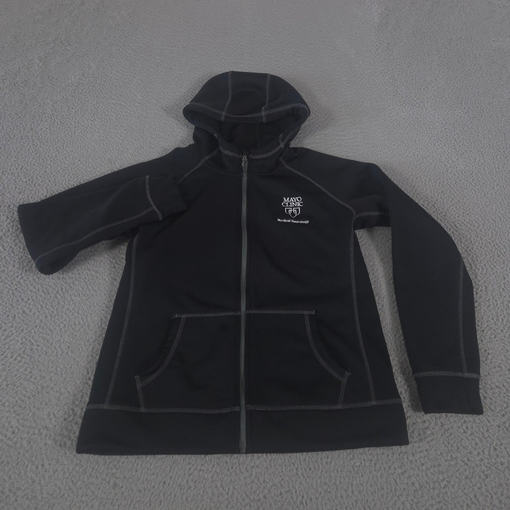 Landway Jacket Womens Medium Black Mayo Clinic Medical Neurology Hoodie Zip Up